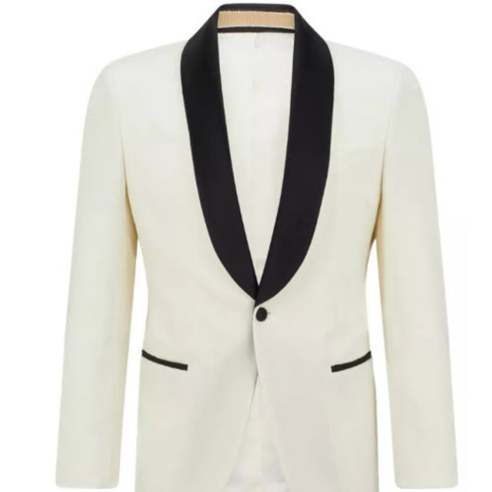Hugo Boss White Tux Blazer 42R NEW